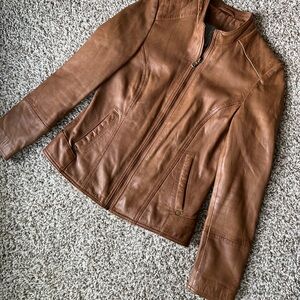 Women's Brown Leather Jacket